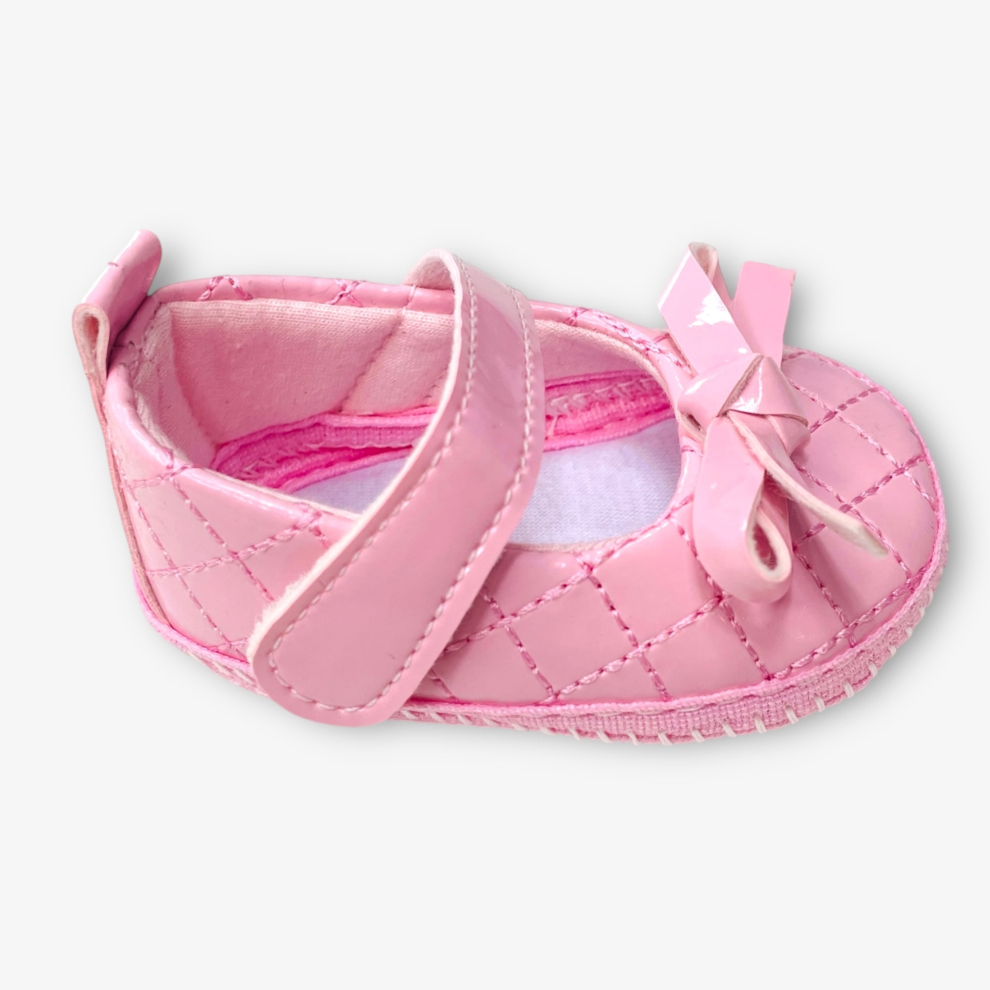 Sapatilha Bebê Keto Baby Lacinho Verniz