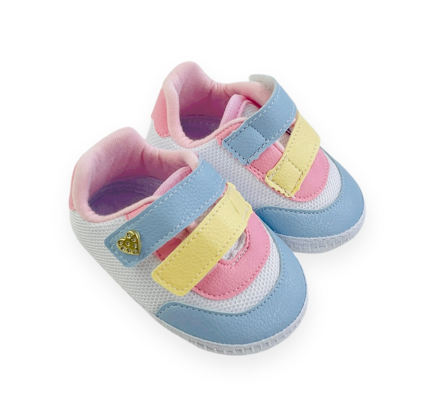 Tênis Bebê Fem Keto Baby Velcro Dublo