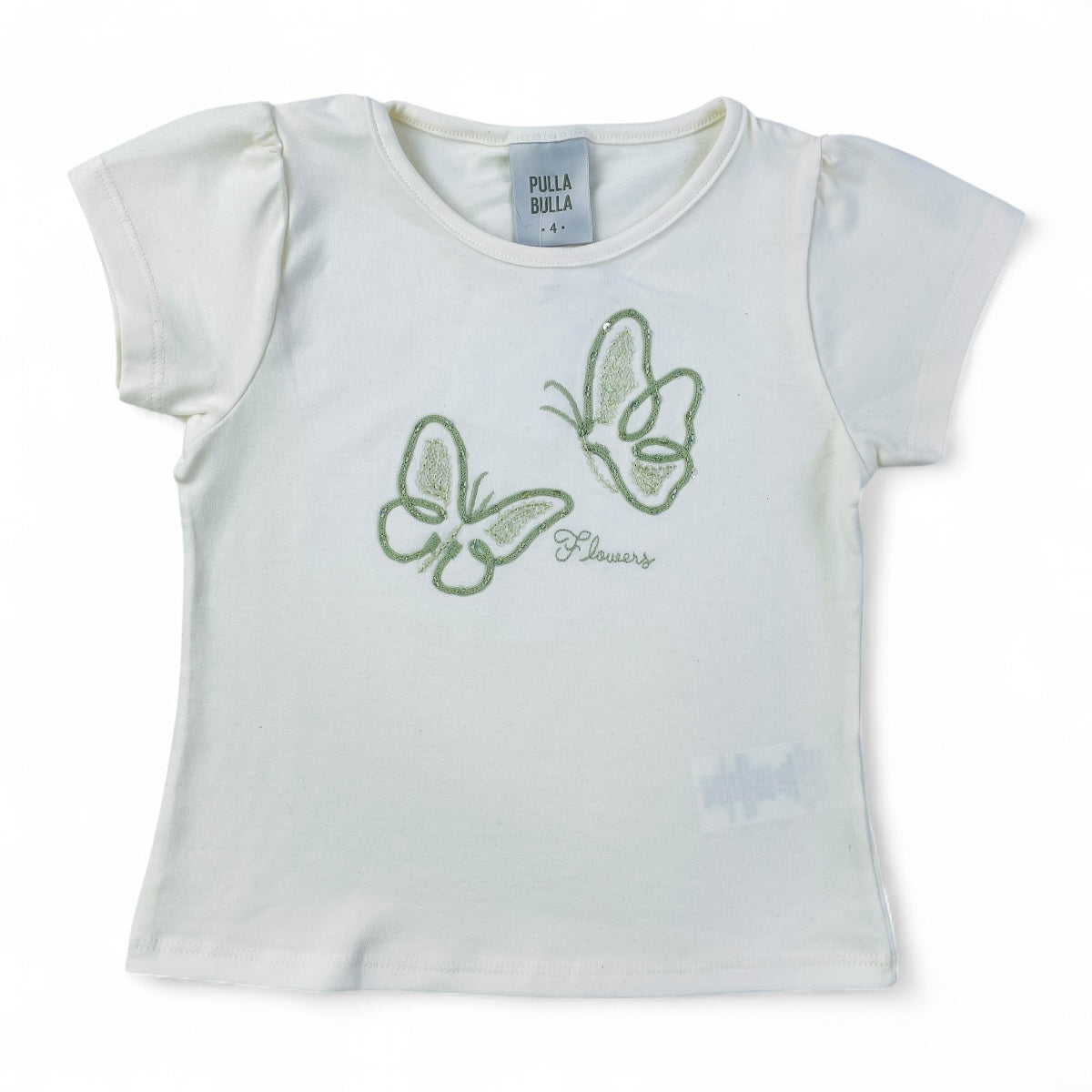 Conjunto Pulla Bulla Infantil com Saia Short e Blusa Borboleta