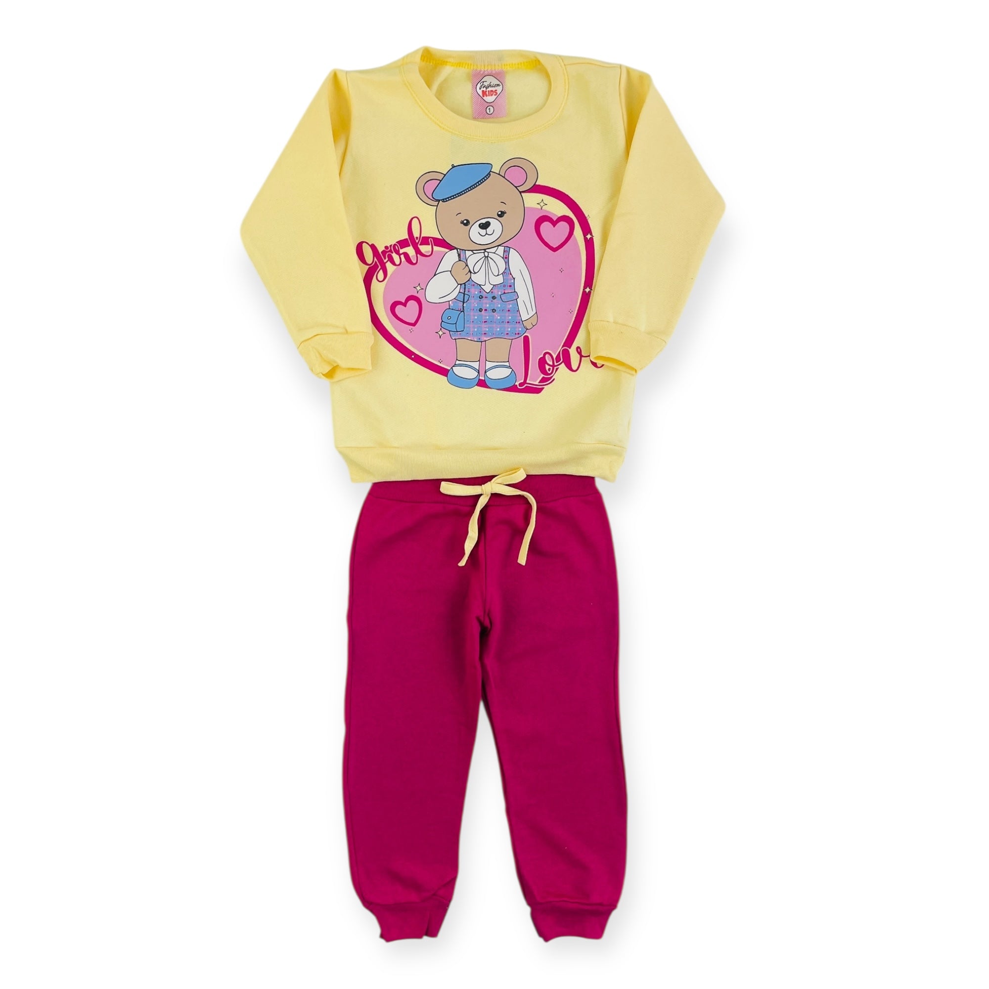 Conjunto Fashion Kids Girl Love