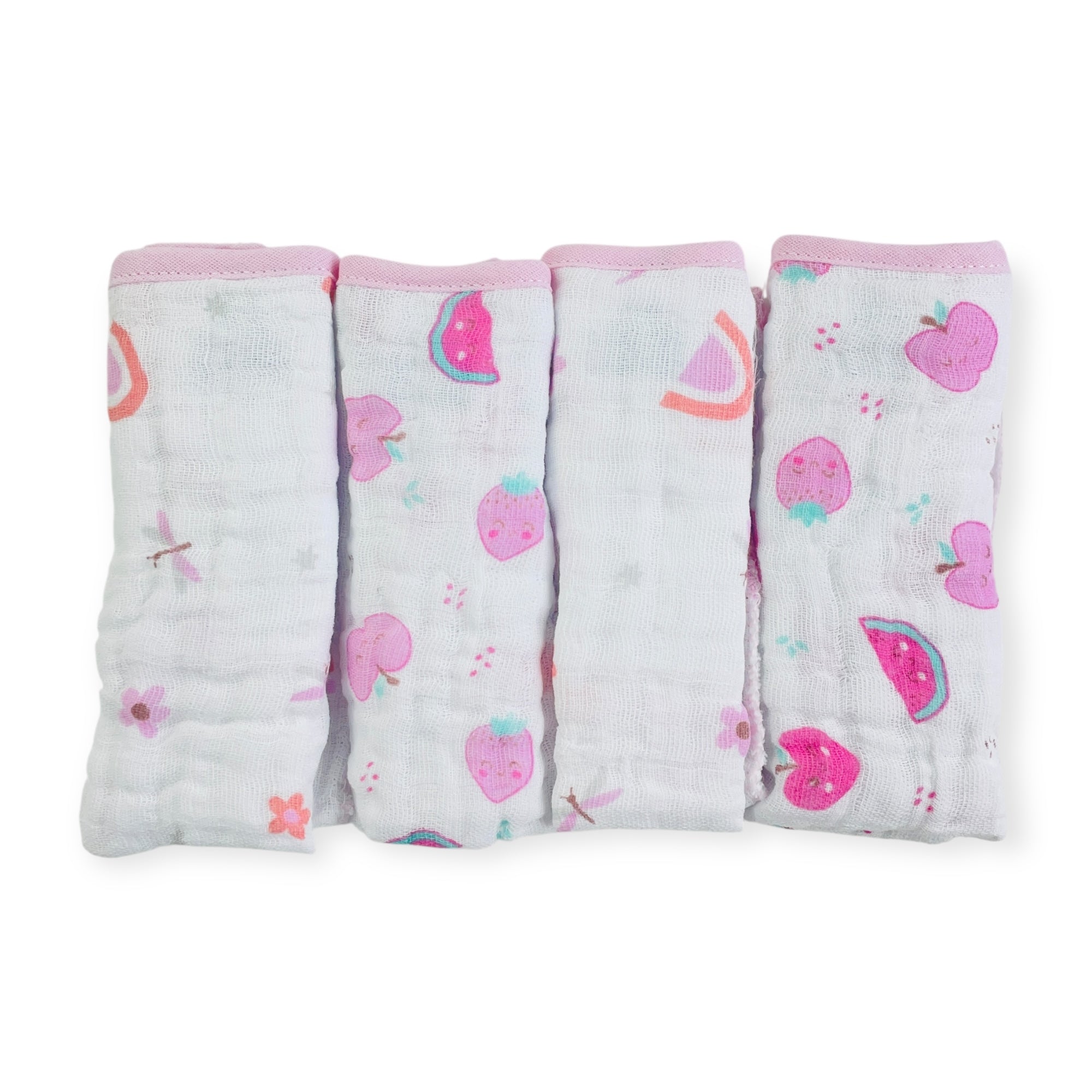 Pano De Boca Caricia Baby Soft Com 4 Unidades
