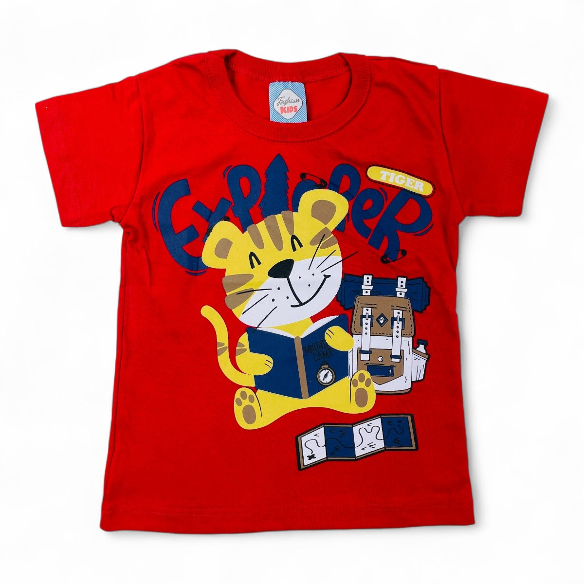 Camiseta Fashion Kids Infantil Masculina Em Malha
