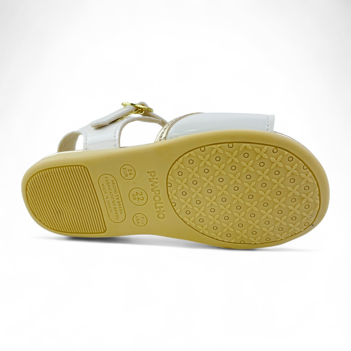 Sandália Pimpolho Batizado Menina Lacinho Gravata