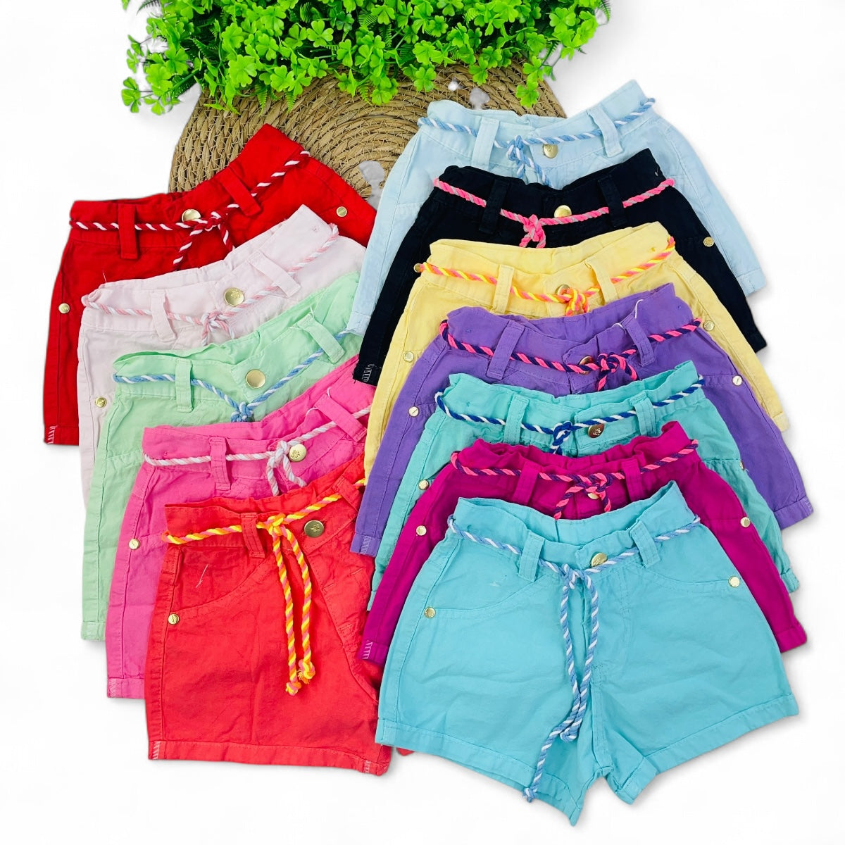 Short Sarja Bebela Kids Colorido