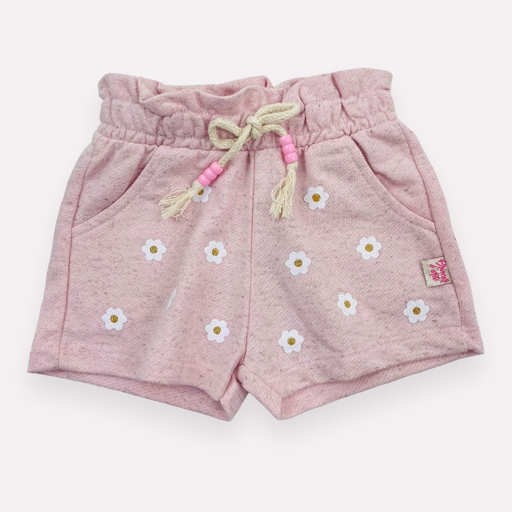 Short Brincar E Arte Florzinhas