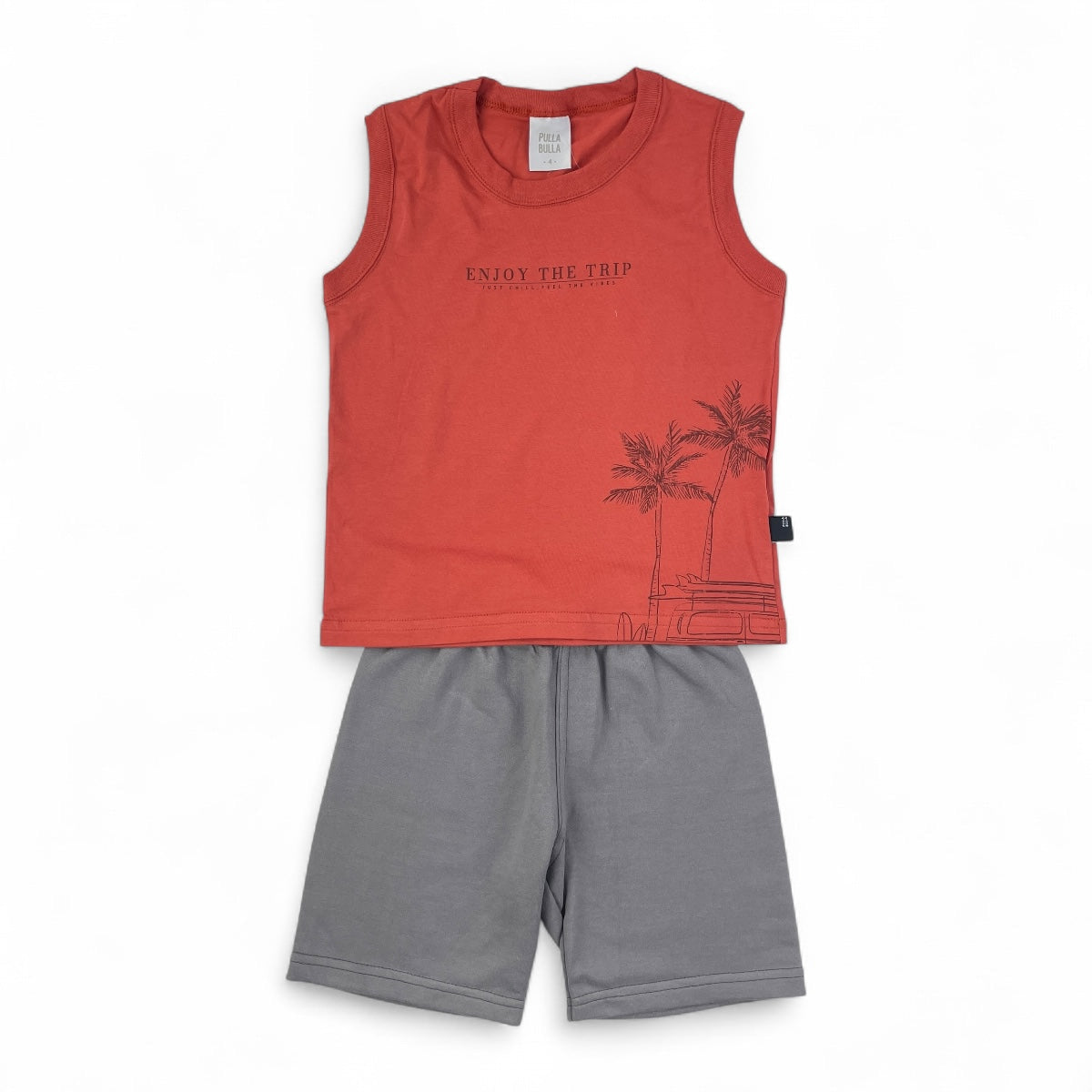 Conjunto Pulla Bulla Infantil Menino Enjoy The Trip