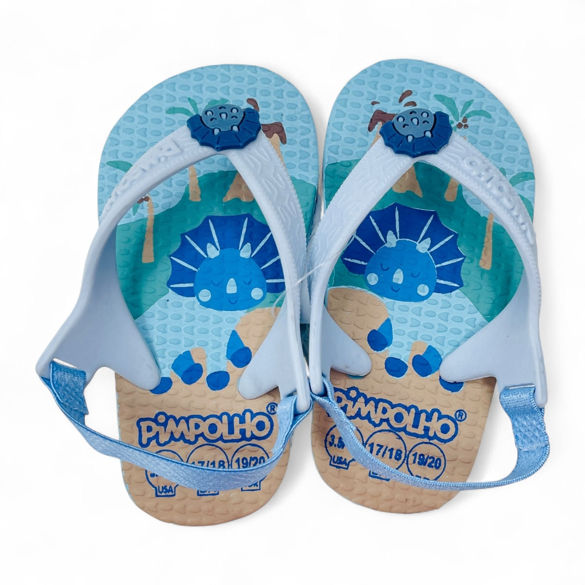 Sandália Pimpolho Baby Menino Praiana Dinossauro