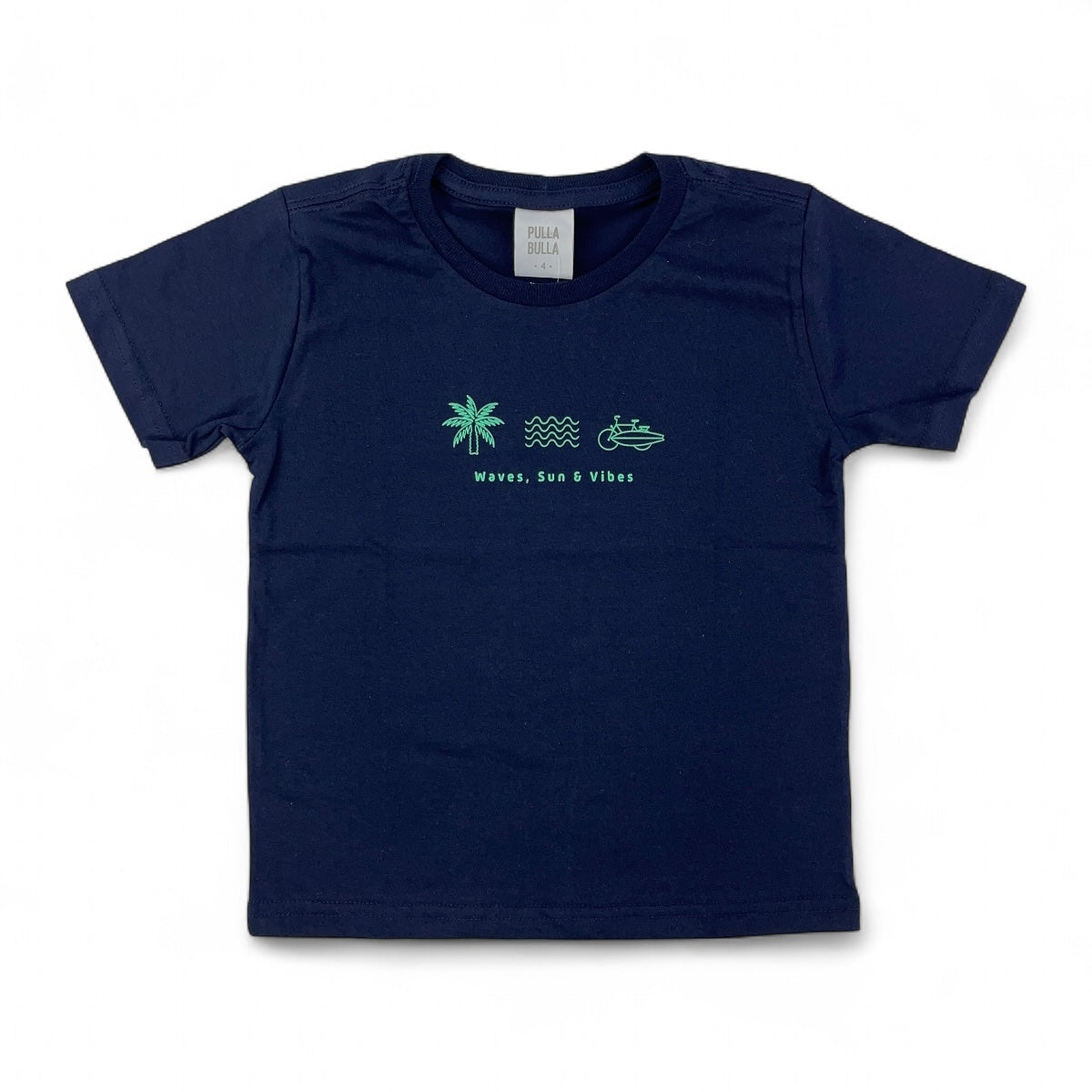Camiseta Pulla Bulla Infantil Wave Sun E Vibes