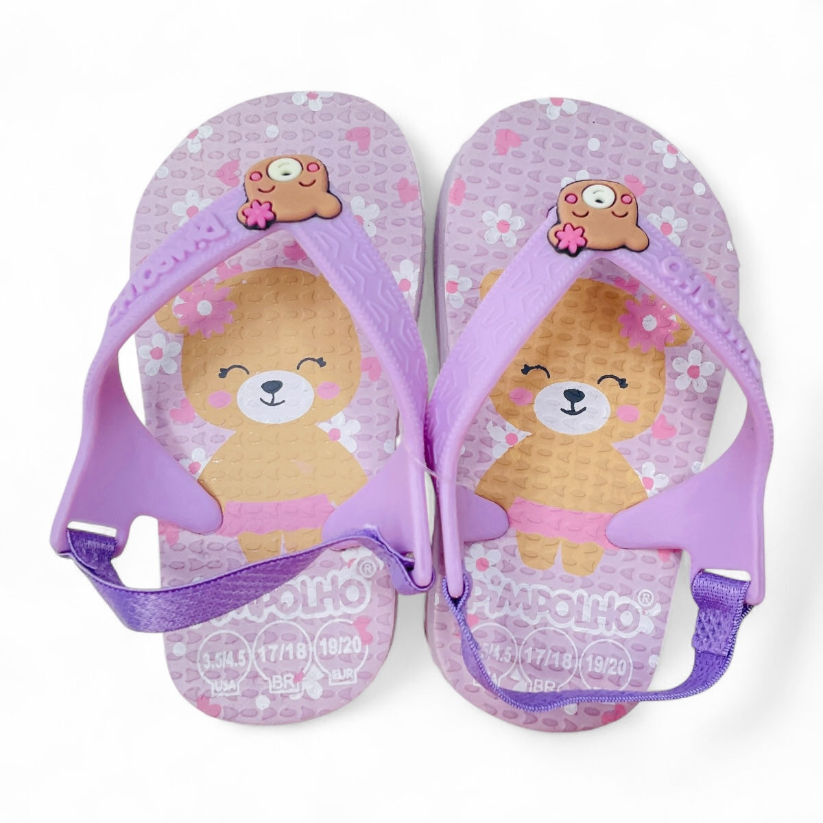 Sandália Pimpolho Baby Menina Praiana Urso