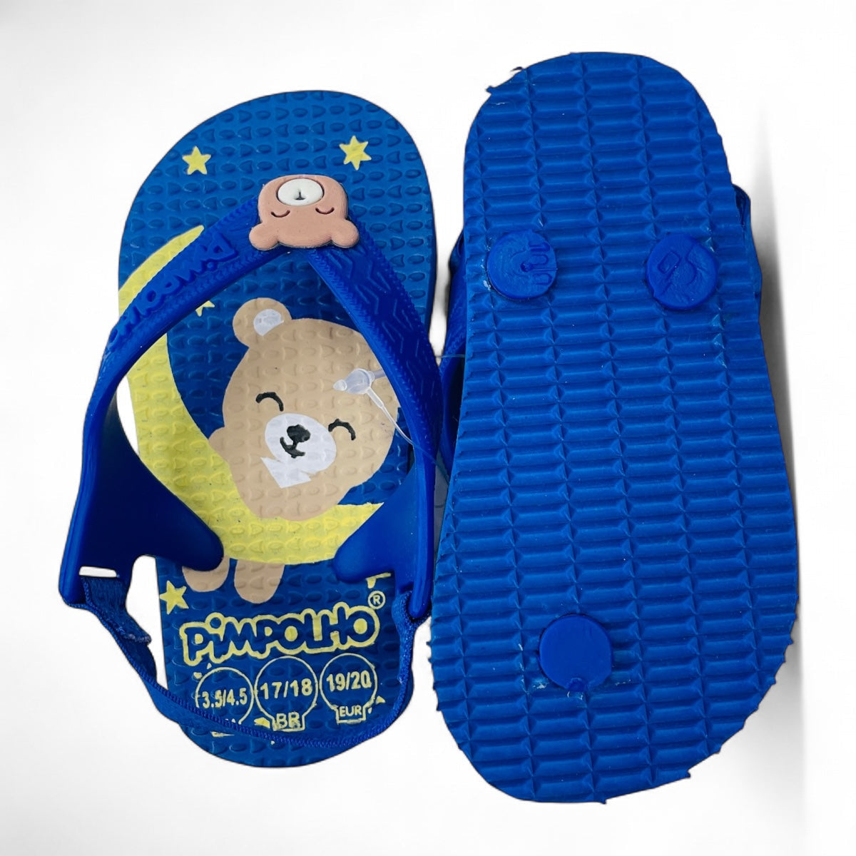 Sandália Pimpolho Baby Menino Praiana Urso Lua