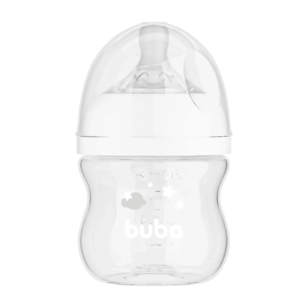 Mamadeira Buba Easy Flow Nuvem +0M - 120 Ml - Branca