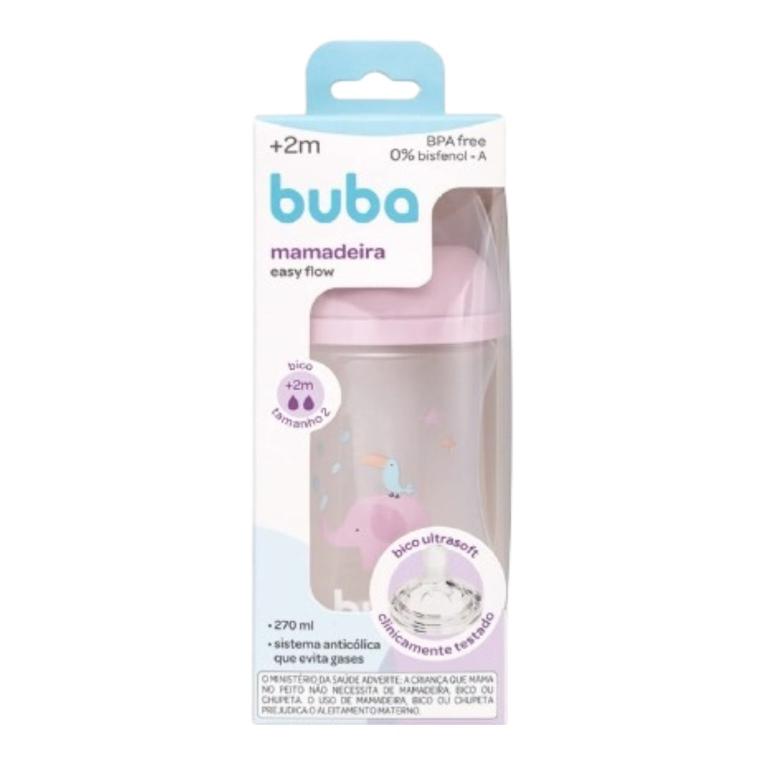 Mamadeira Buba Easy Flow Elefante +2M