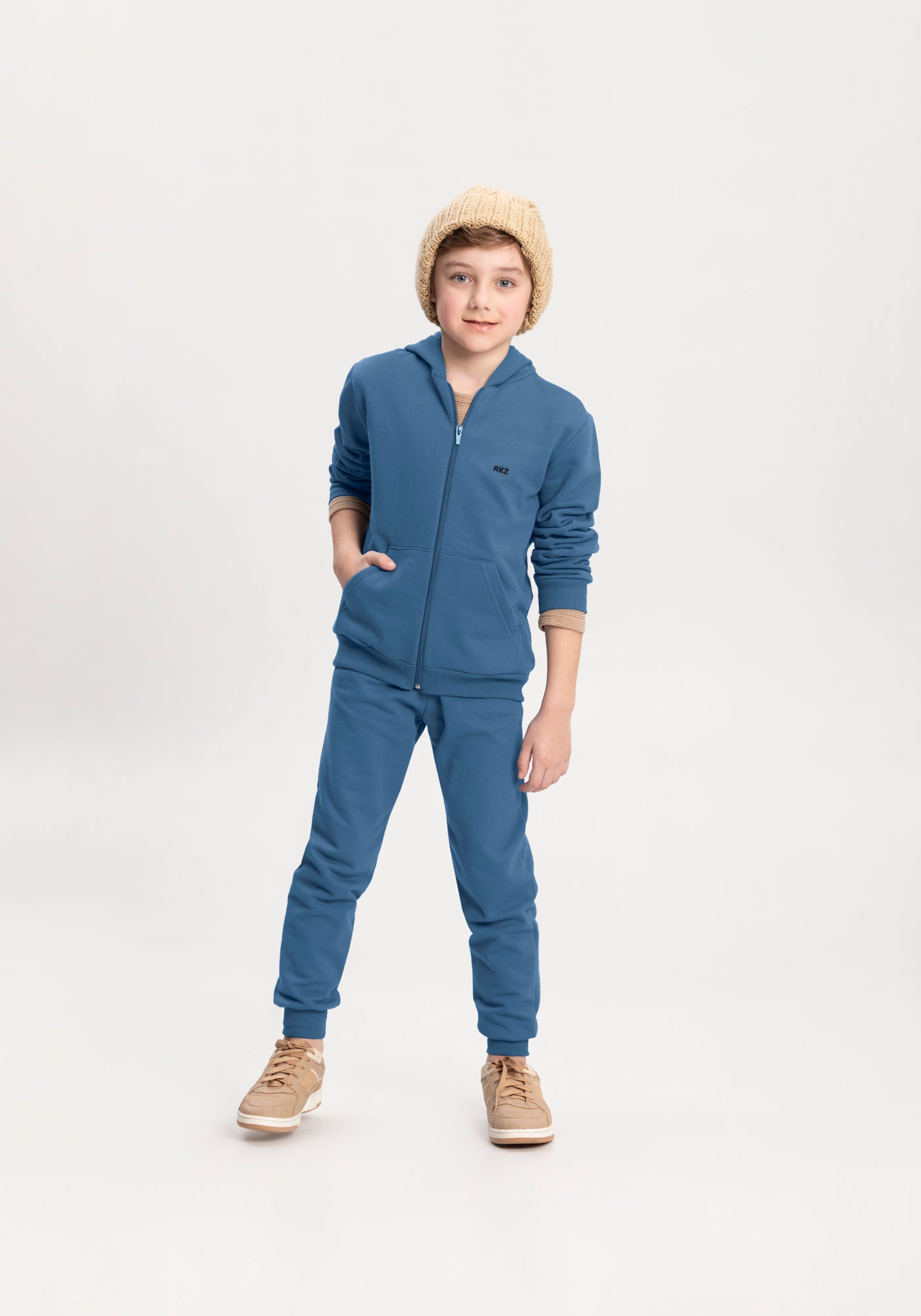 Conjunto Infantil Unissex Alakazoo em Moletom Felpado com Capuz