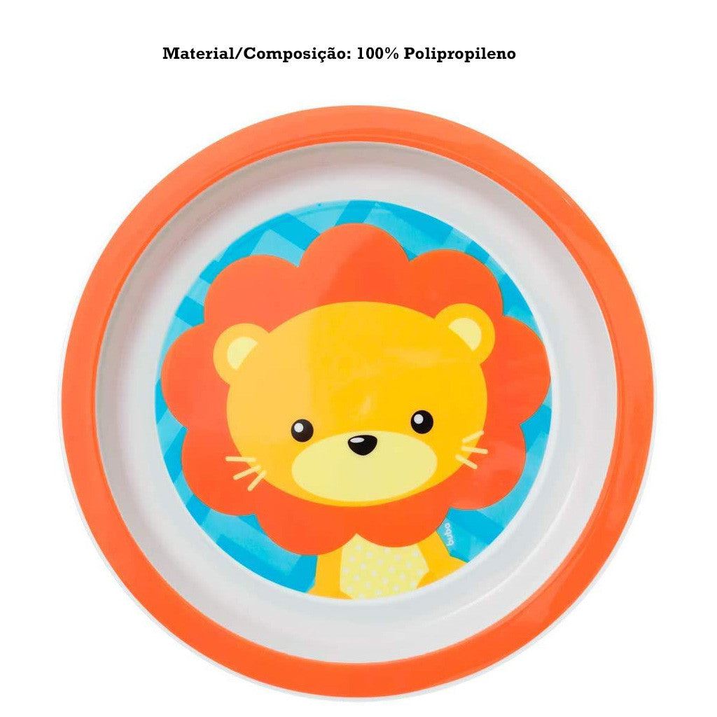 Pratinho Raso Bebê Buba Microondas 6M