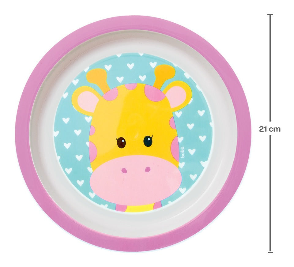Pratinho Raso Bebê Buba Microondas 6M