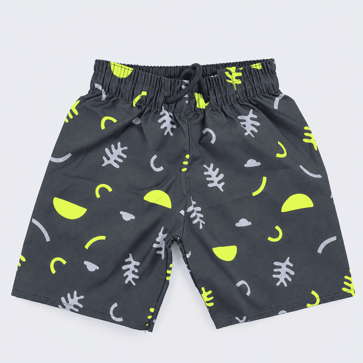 Bermuda Infantil Kalela Tactel Estampada com Cadarço