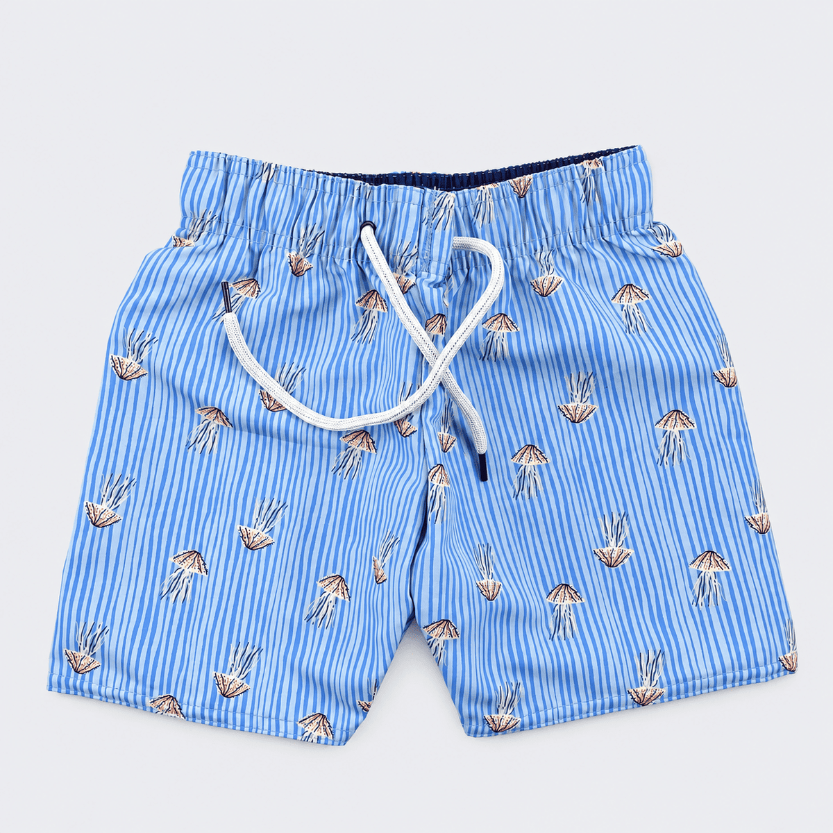 Bermuda Infantil Kalela Tactel Estampada com Cadarço