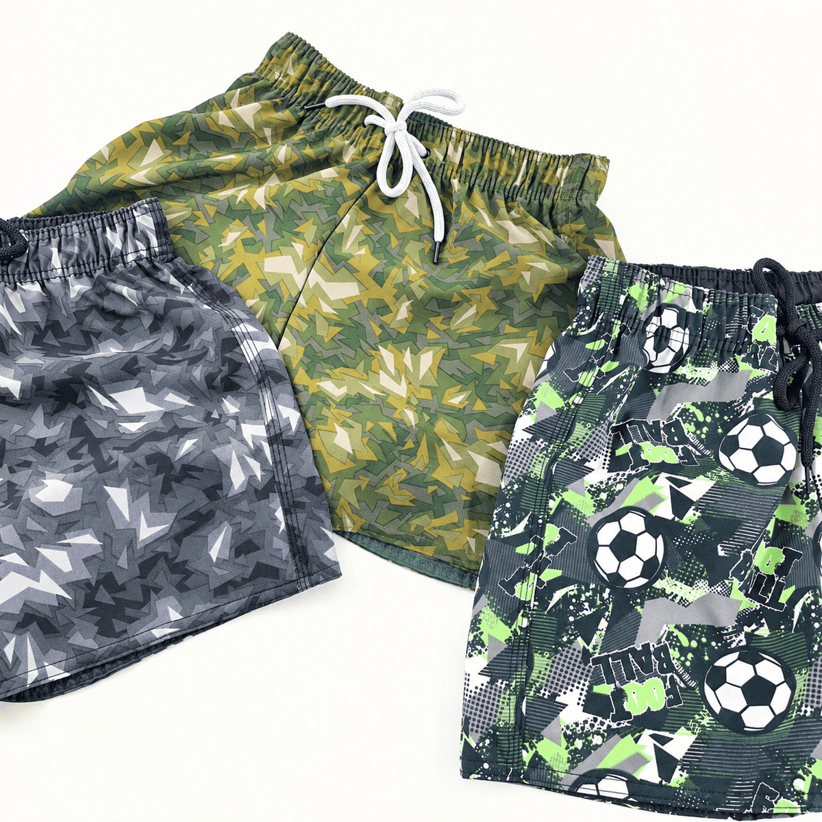 Short Masculino Juvenil Kalela Hidronatyc Estampado com Cadarço