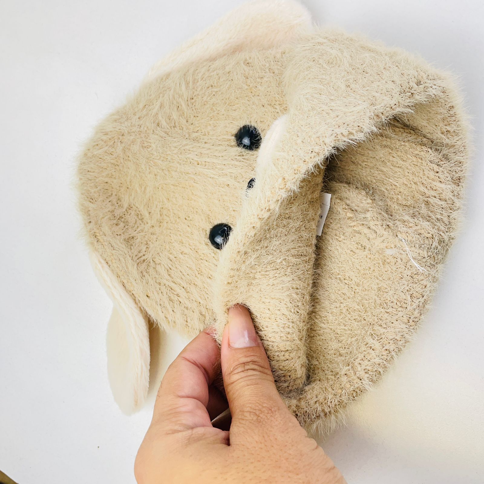 Touca Infantil Tigre Modas Cachorrinho em Microfleece/Plush Tamanho Único