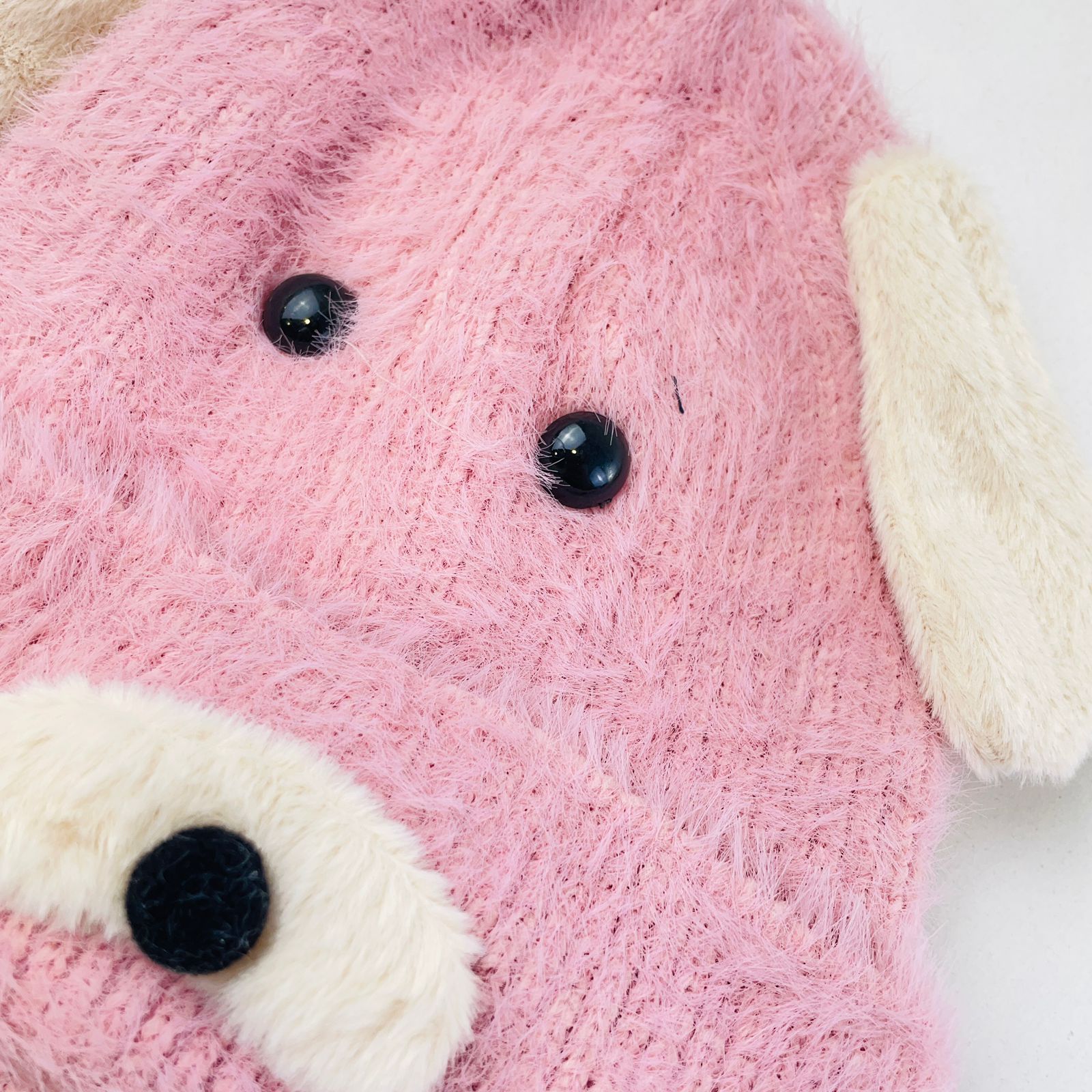 Touca Infantil Tigre Modas Cachorrinho em Microfleece/Plush Tamanho Único