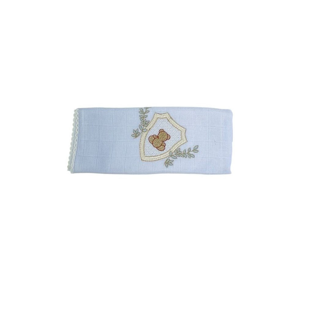 Saída de Maternidade Masculina Pipoquinhas Baby Escudo Cavalo 4 Peças