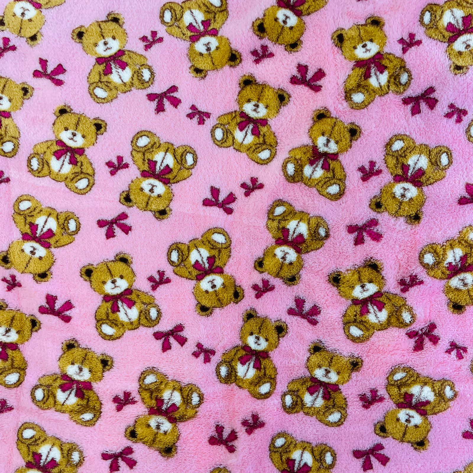 Manta Amiga Cegonha Estampada em Microfibra 100x70cm