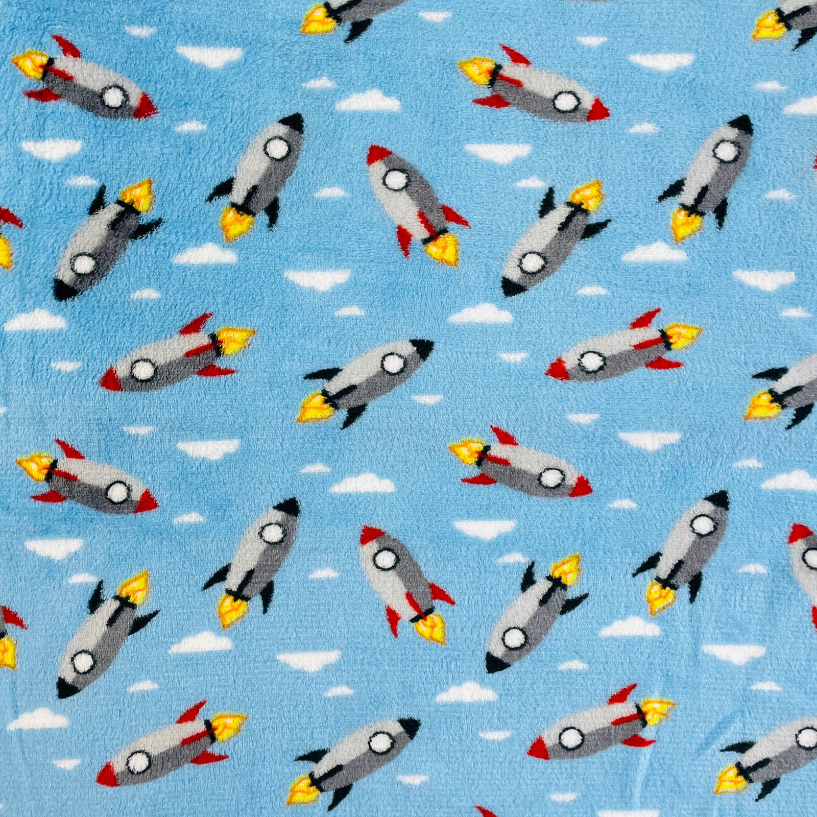Manta Amiga Cegonha Estampada em Microfibra 100x70cm