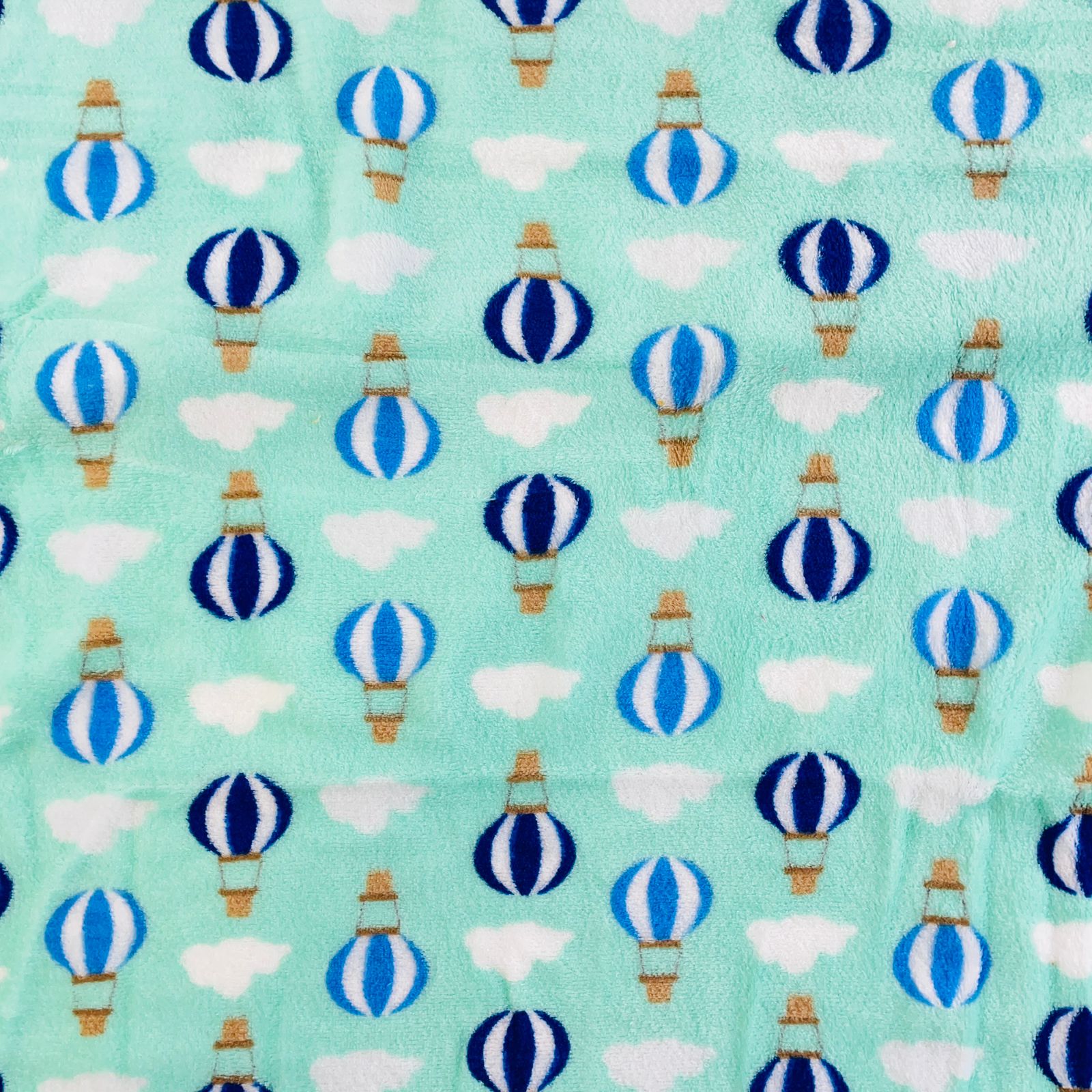 Manta Amiga Cegonha Estampada em Microfibra 100x70cm