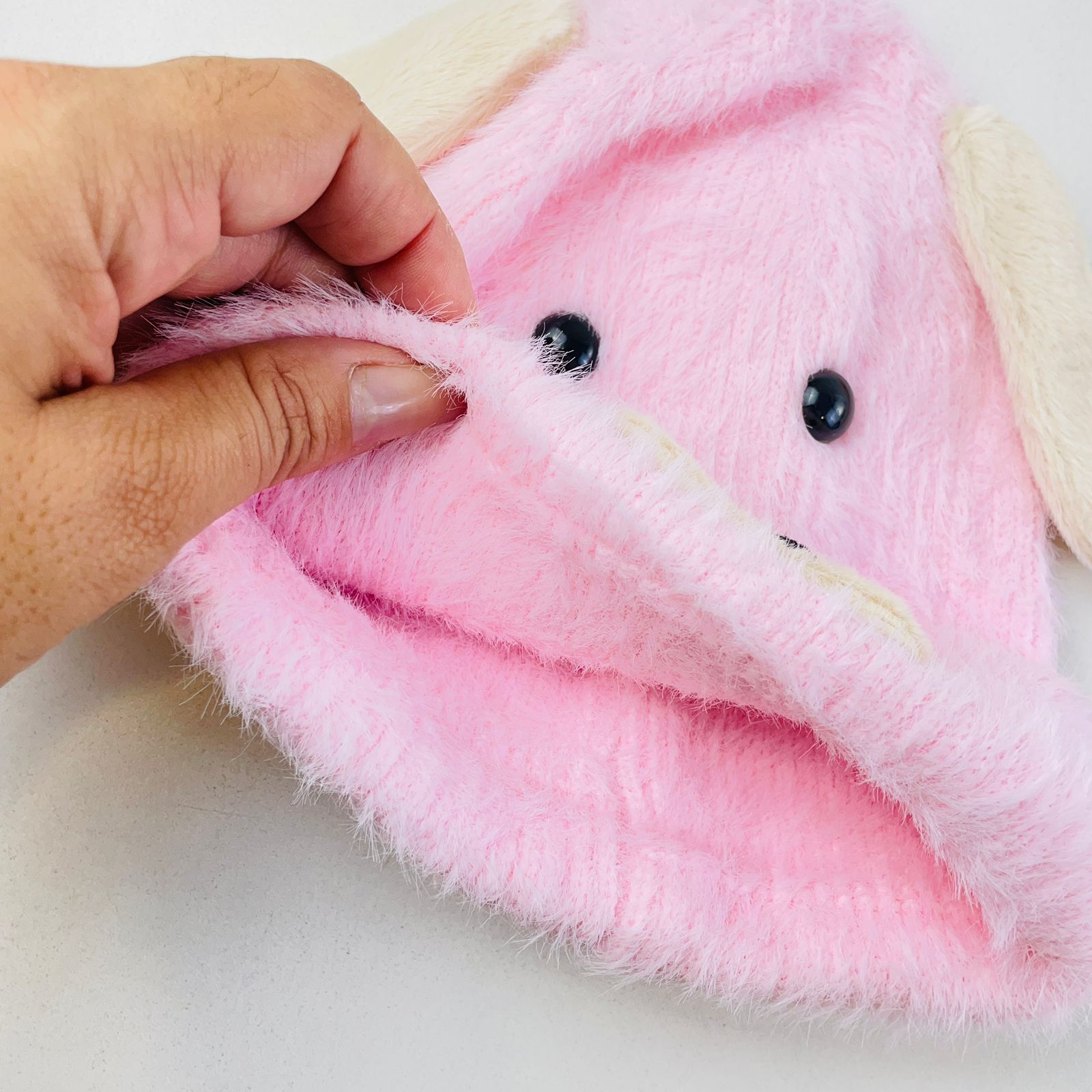 Touca Infantil Tigre Modas Cachorrinho em Microfleece/Plush Tamanho Único