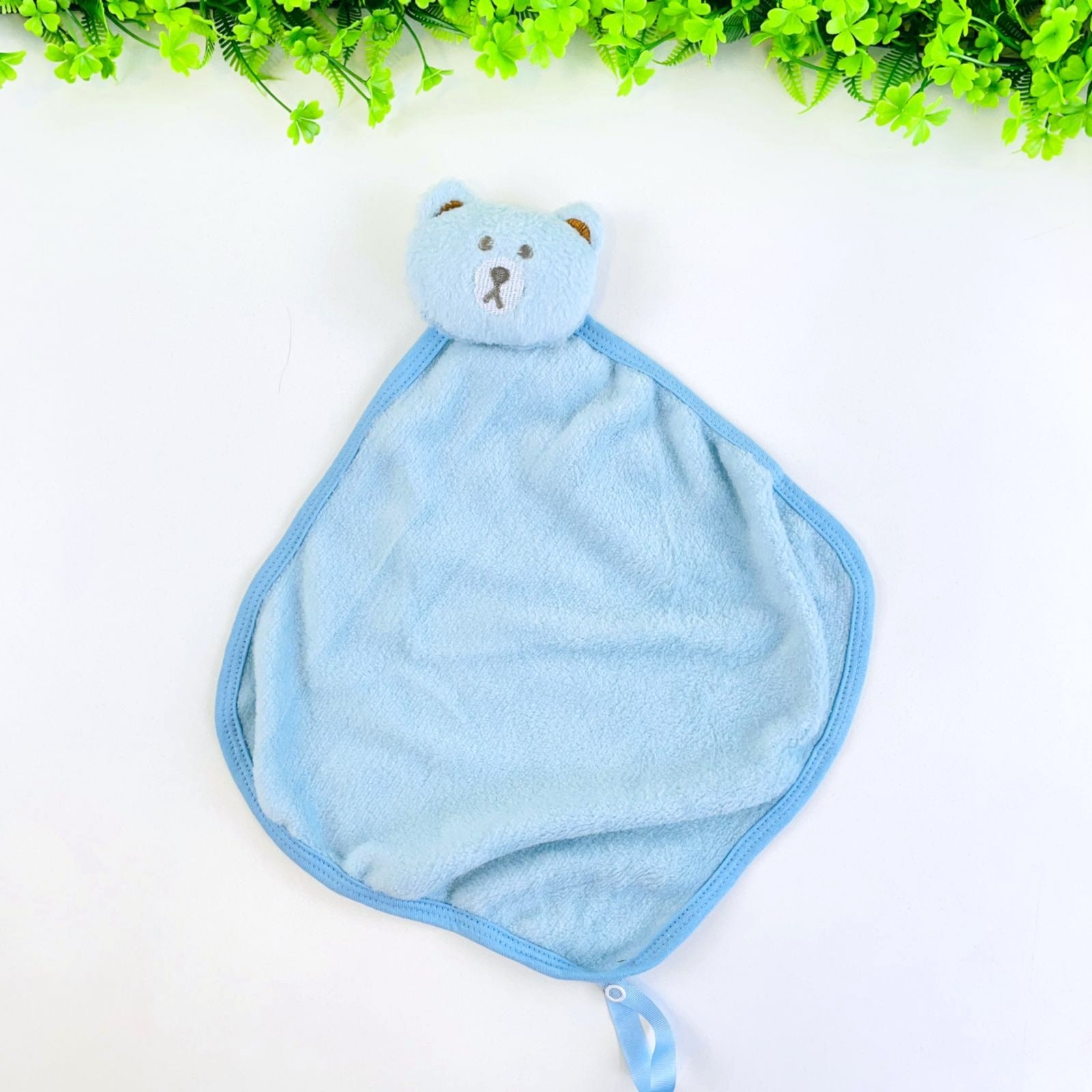 Cobertor Infantil Liso com Naninha Djiele Ursinho Microfibra Plush