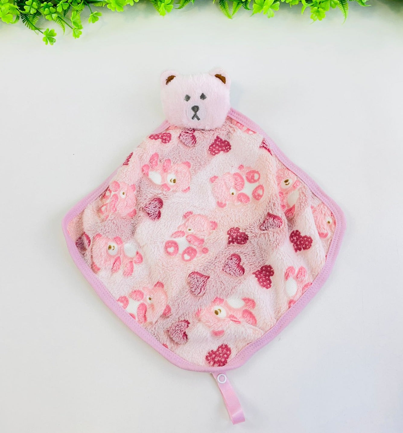 Cobertor Infantil com Naninha Djiele Ursinho Estampado Plush