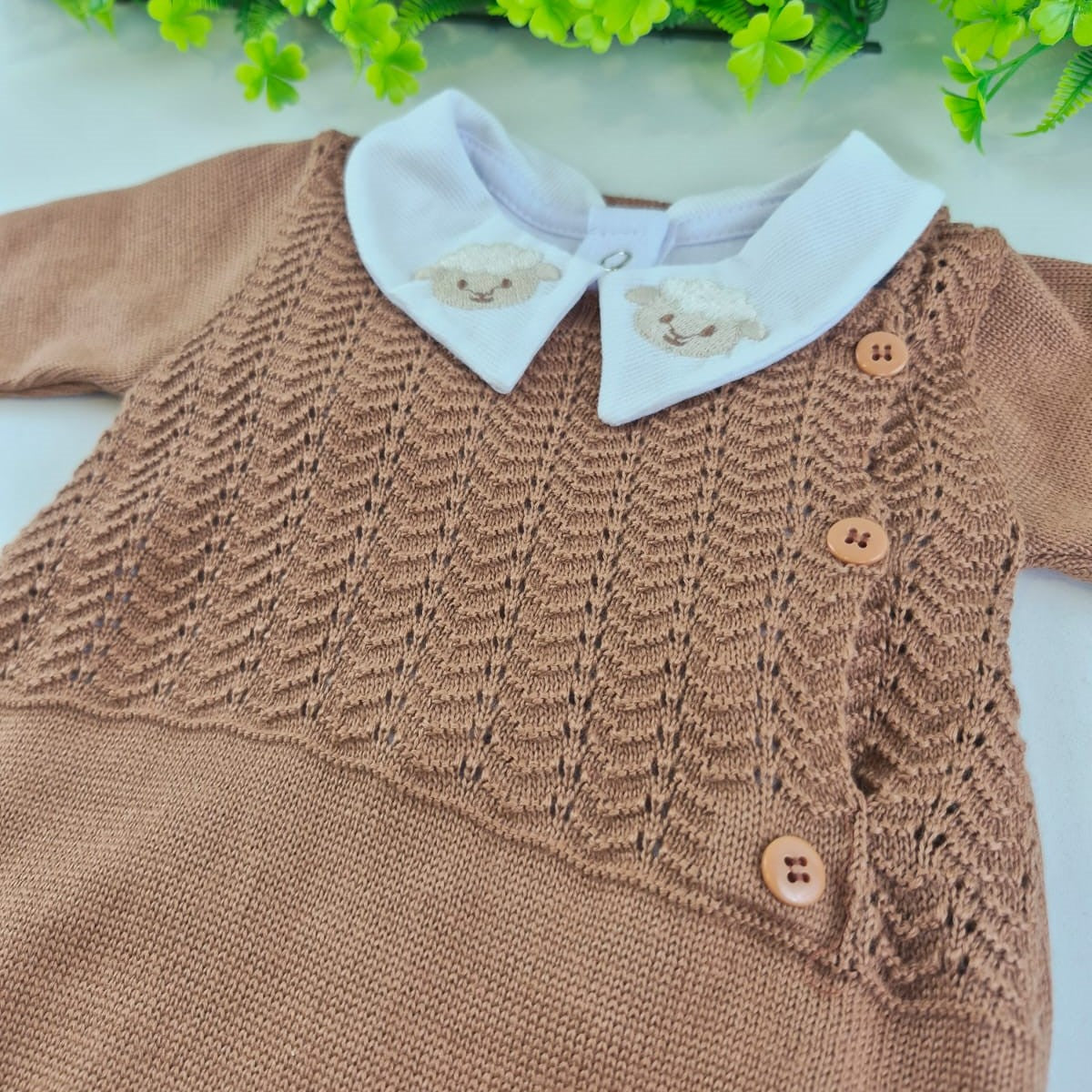 Saída de Maternidade Tamine Baby Benjamin 4 Pçs - Elegância Clássica em Tricot Premium