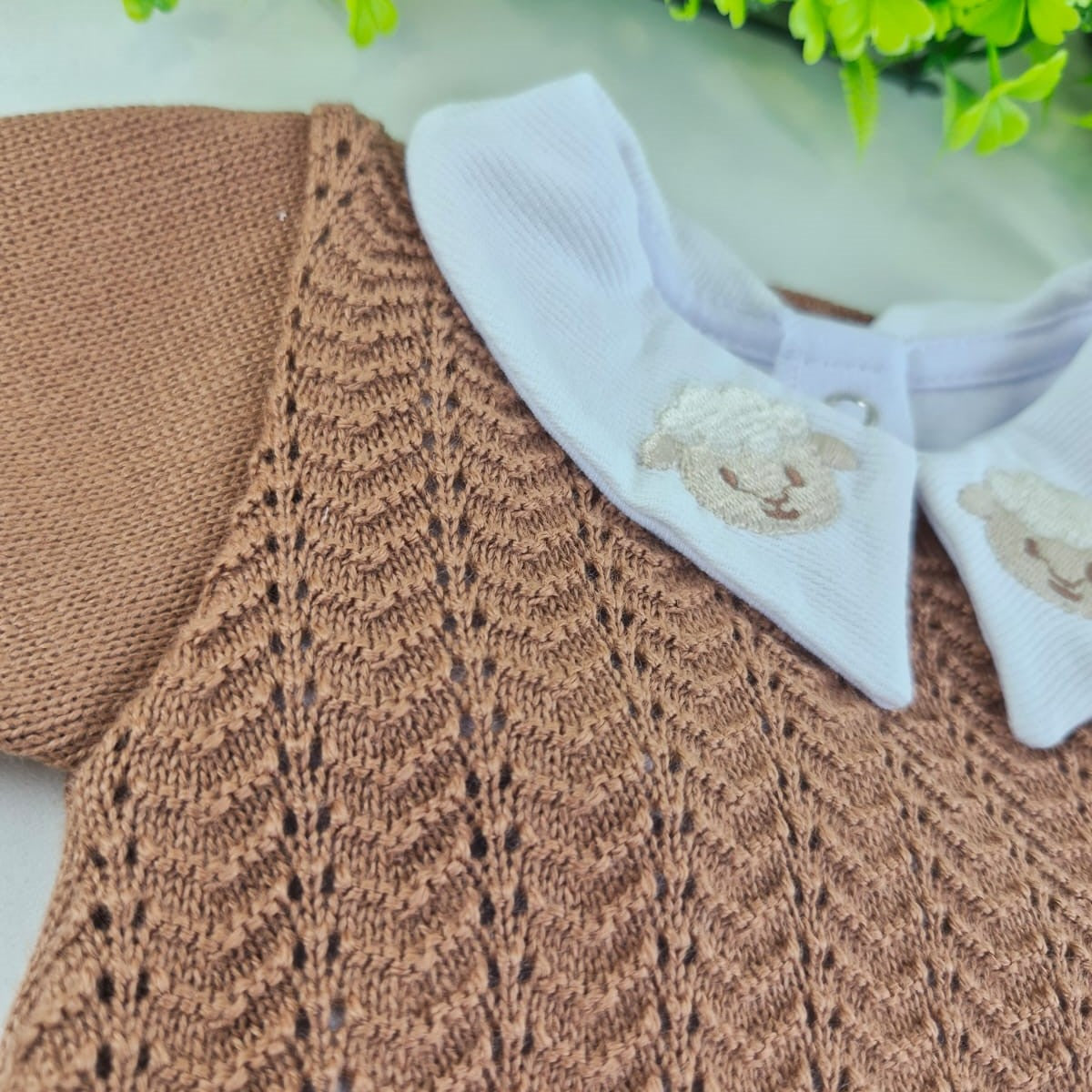 Saída de Maternidade Tamine Baby Benjamin 4 Pçs - Elegância Clássica em Tricot Premium