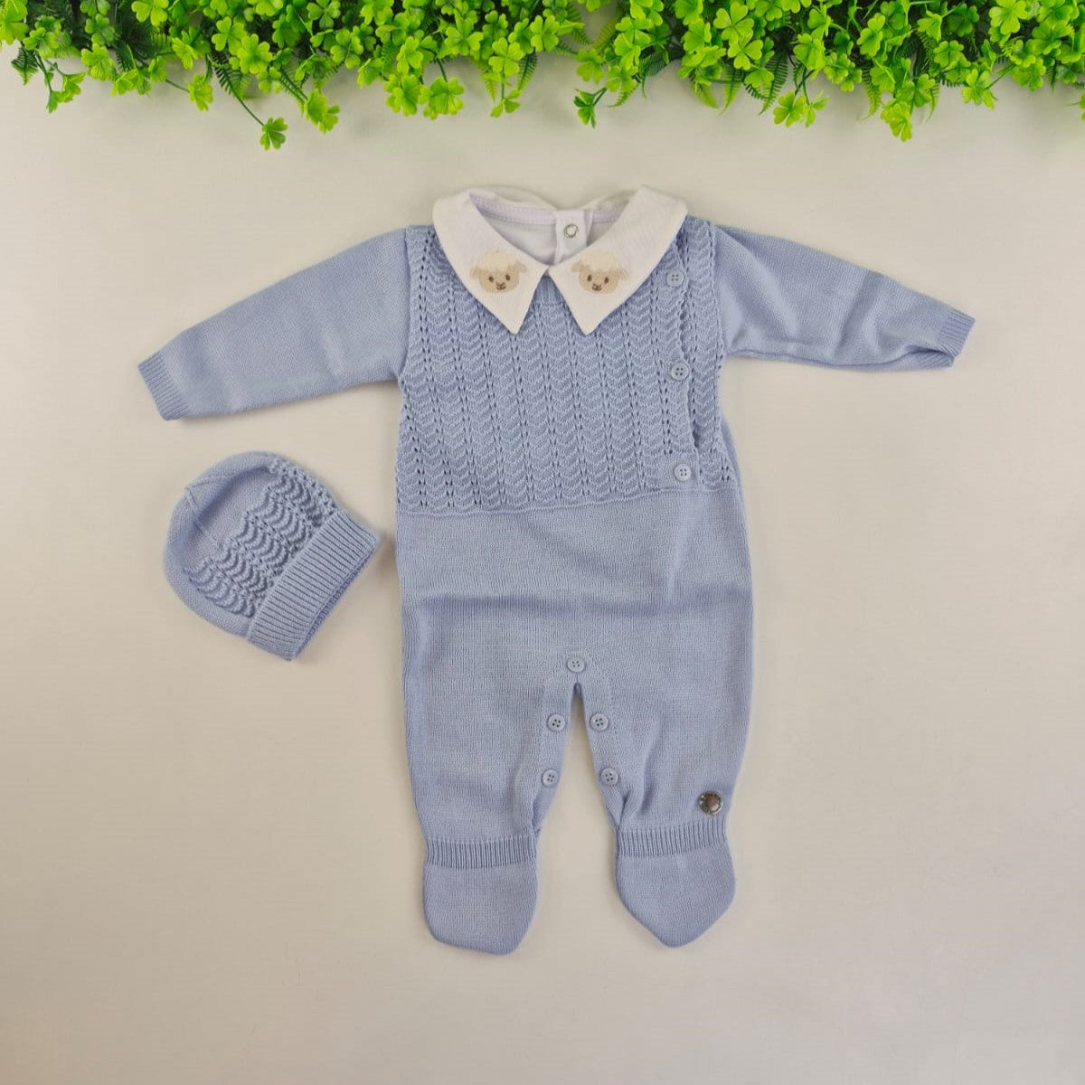 Saída de Maternidade Tamine Baby Benjamin 4 Pçs - Elegância Clássica em Tricot Premium
