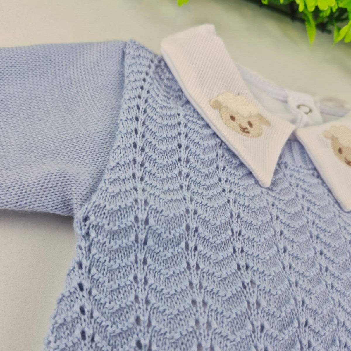 Saída de Maternidade Tamine Baby Benjamin 4 Pçs - Elegância Clássica em Tricot Premium