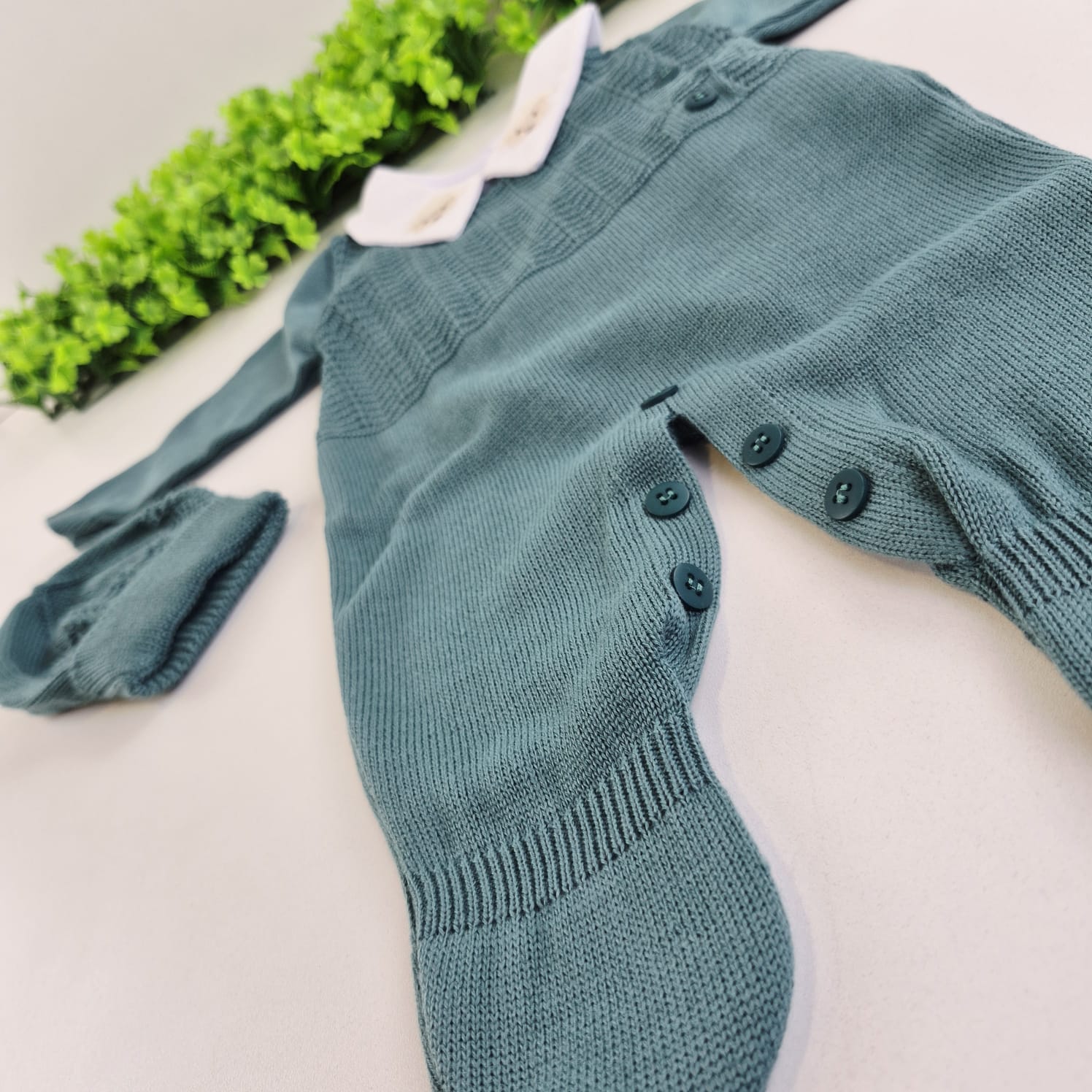 Saída de Maternidade Tamine Baby Benjamin 4 Pçs - Elegância Clássica em Tricot Premium