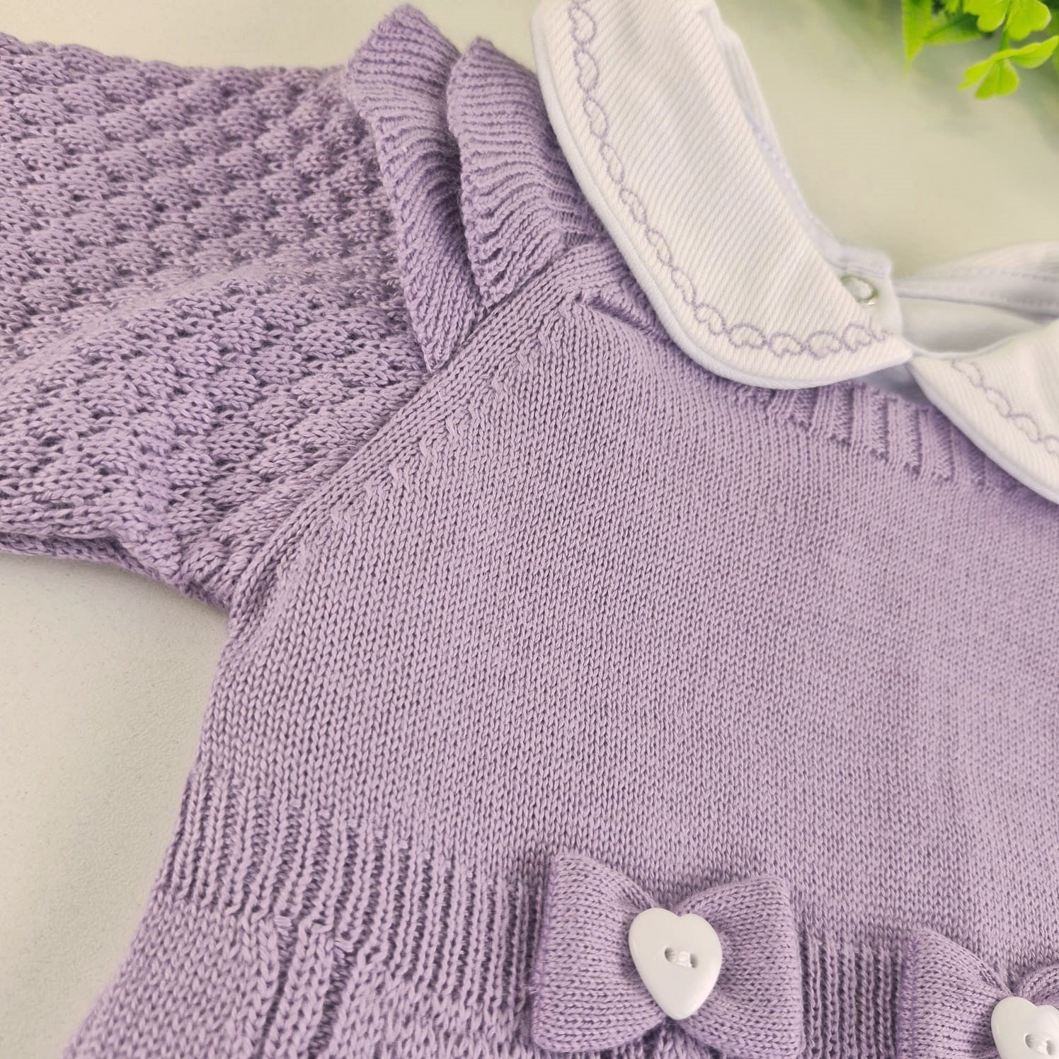 Saída de Maternidade Tamine Baby Lívia Maria 5 Pçs - Charme de Princesa em Vestido de Tricot Premium