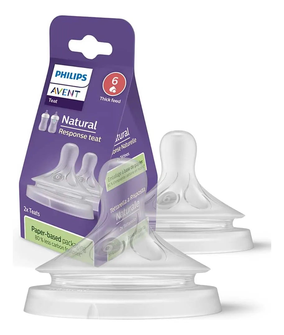 Bico Pétala 3.0 Avent Duplo 6M+ para Líquido Espesso