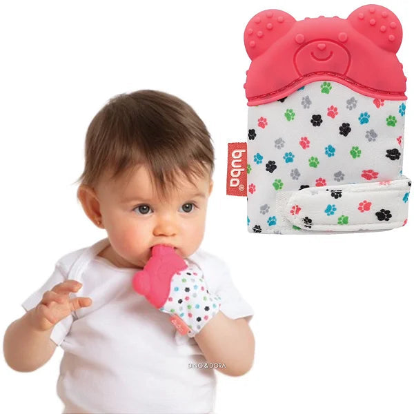 Luvinha Buba Mordedor Urso Bebê Alívio Gengiva Silicone