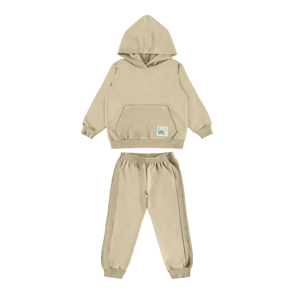 Conjunto Moletom Infantil Masculino Pulla Bulla com Capuz Dino Land 85