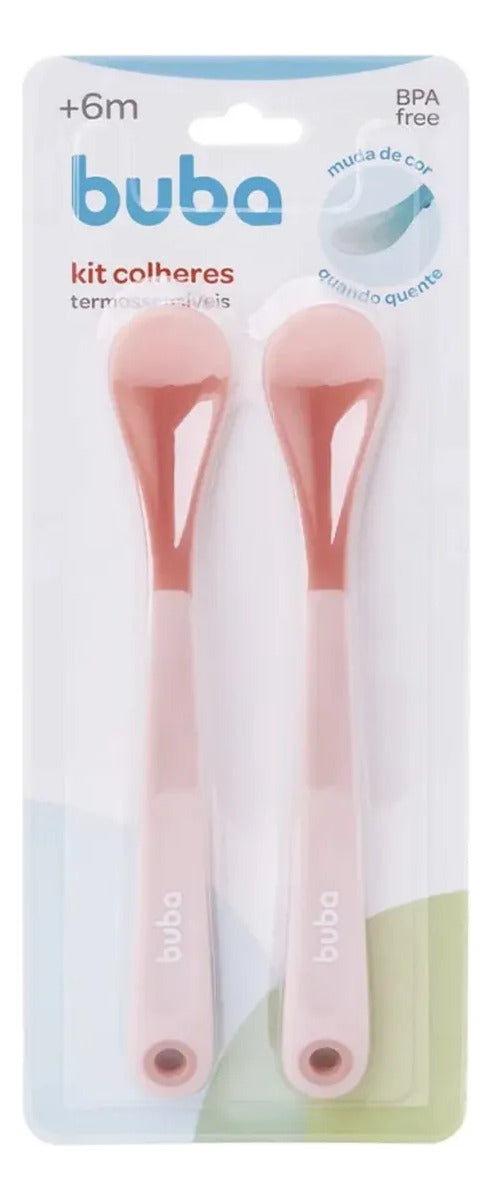 Kit de Colheres Termossensíveis Buba – 2 Peças | +6 Meses