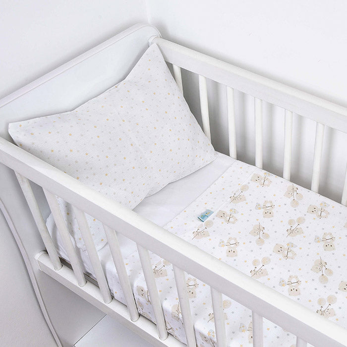Jogo Mini Berço Baby Nice Estampado 3 Peças