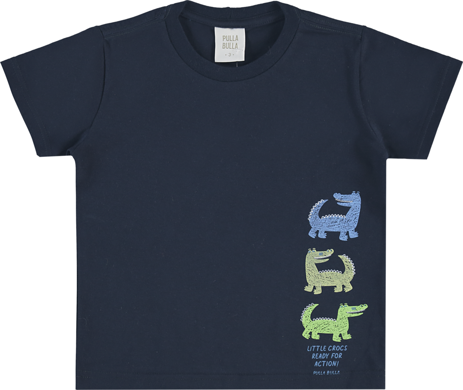 Camiseta Infantil Masculina Pulla Bulla Little Crocs – Conforto e Estilo para o Dia a Dia