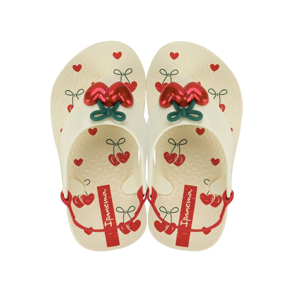 Chinelo Infantil Feminino Baby Ipanema Belle Cereja Grendene Kids
