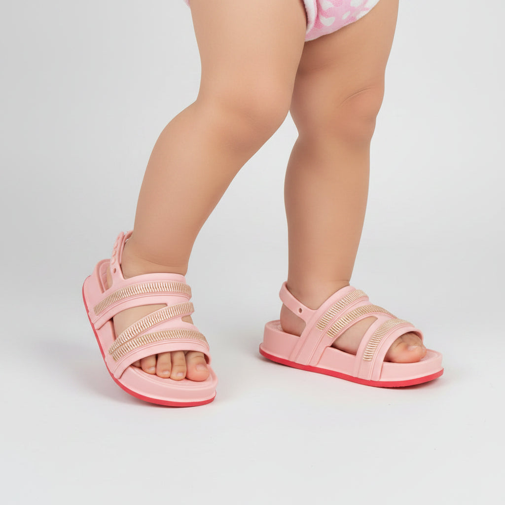 Sandália Infantil Feminina Baby Ipanema Shine Trendy Grendene