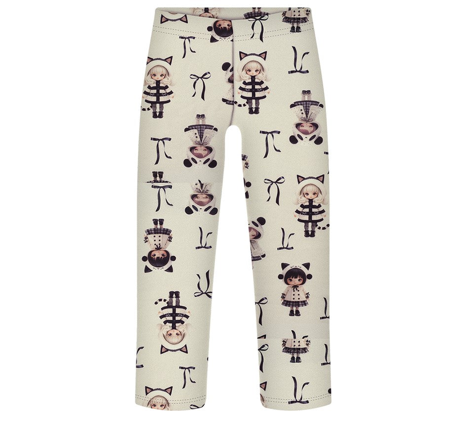 Conjunto Infantil Feminino Alakazoo com Jaqueta em Moletom e Legging em Malha Soft