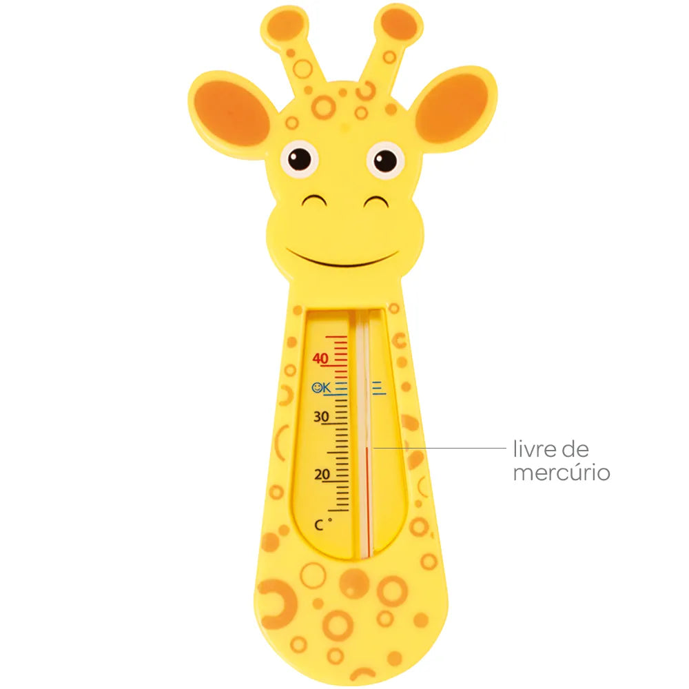 Termômetro de Banho Infantil Buba Girafinha Livre de Mercúrio