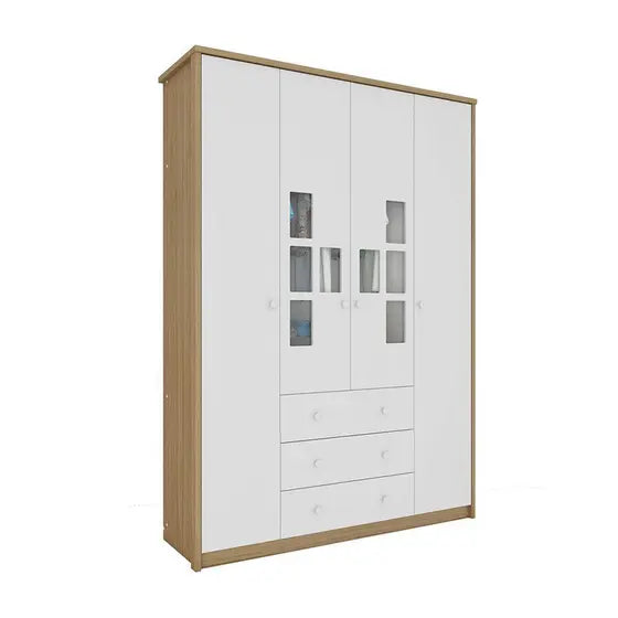 Guarda Roupa Biel Peroba 4 Portas