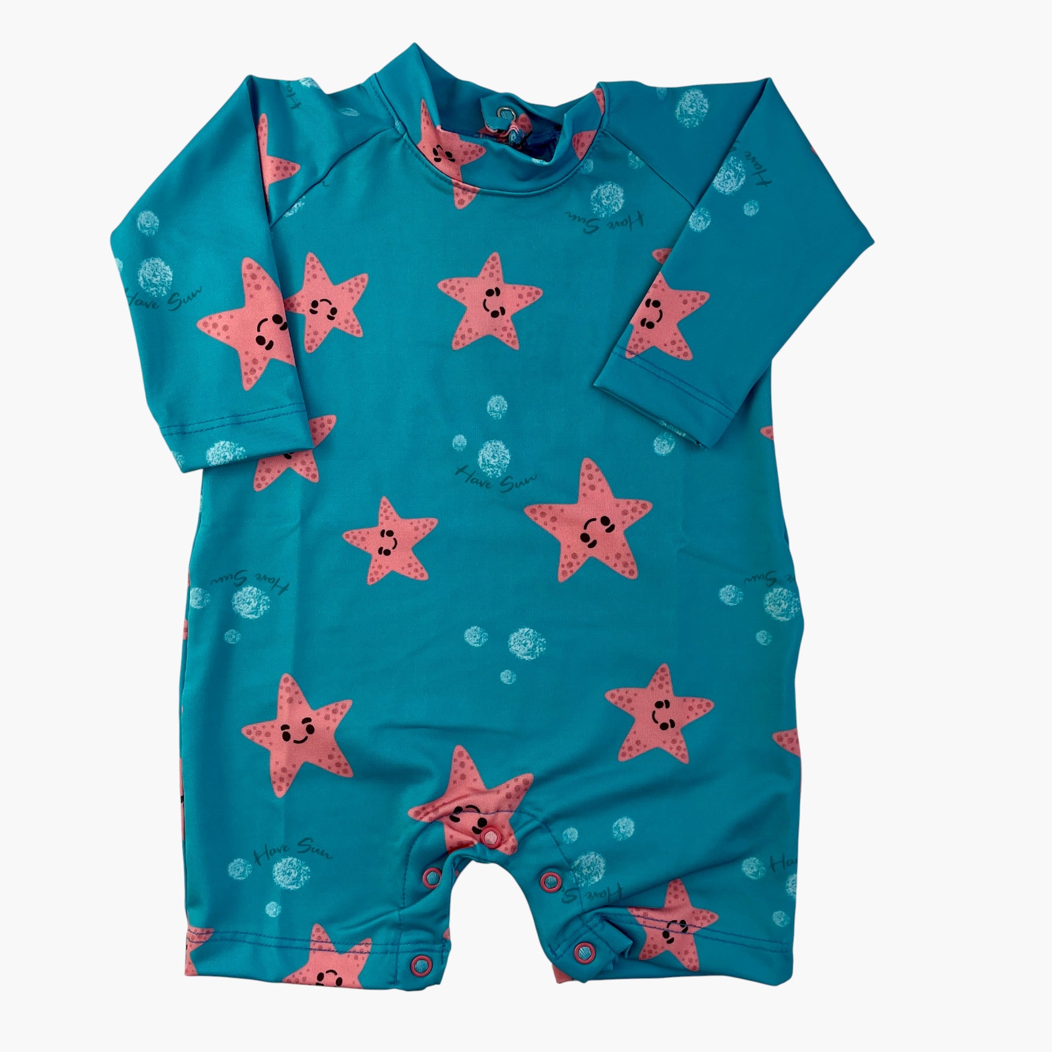 Macacão Bebê Have Sun Unissex Estampado com Proteção UV