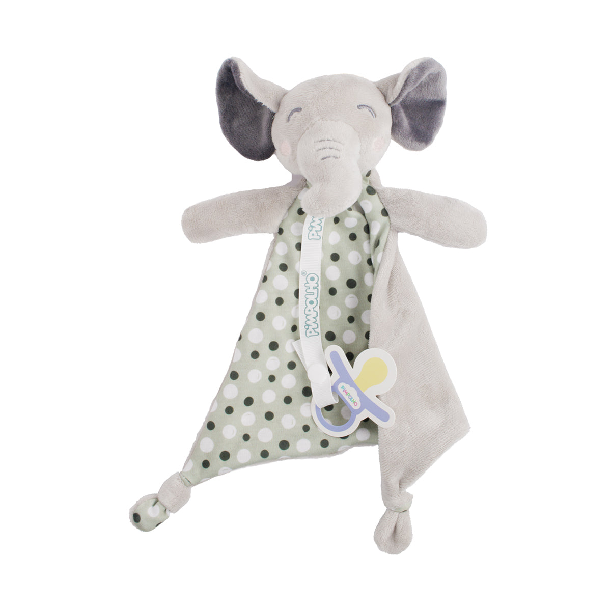 Naninha Infantil Pimpolho Coleção Safari com Prendedor de Chupeta